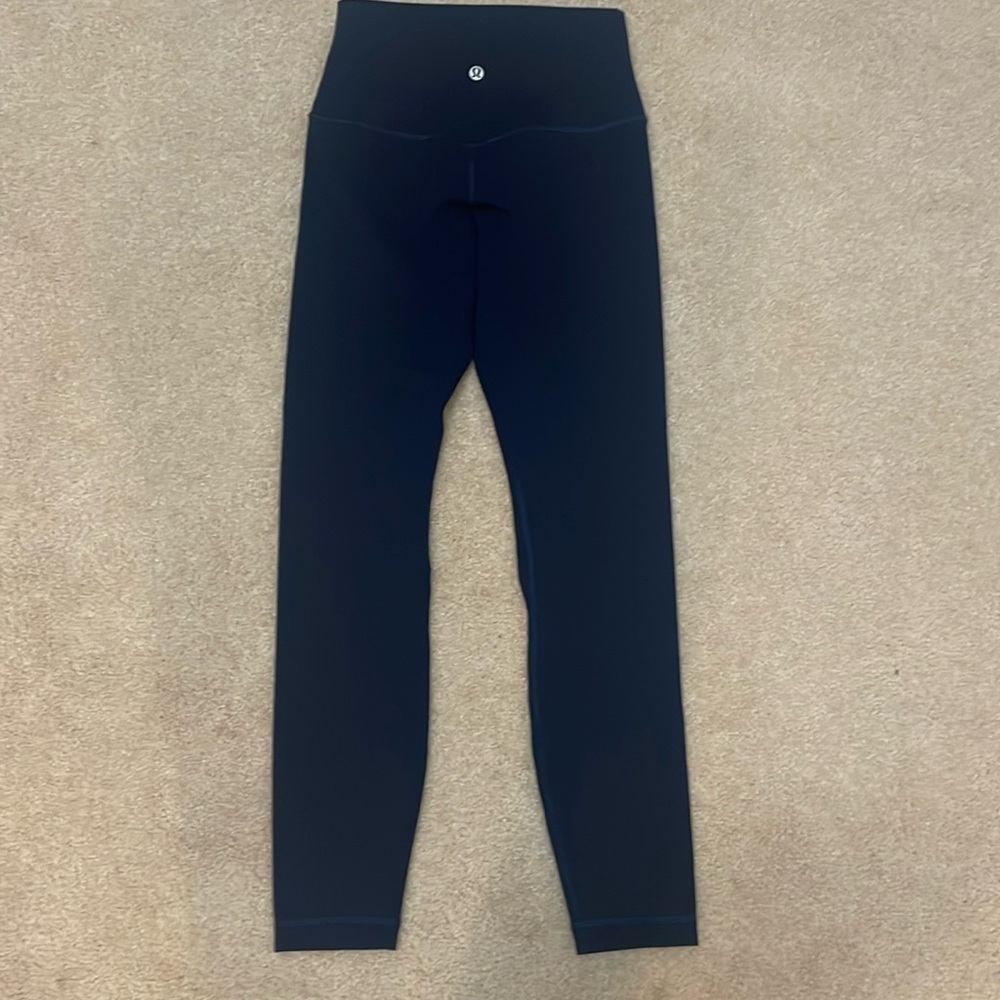 Lululemon Align Leggings Size 4 Navy Blue EUC